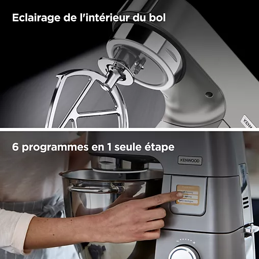 Robot pâtissier KENWOOD KWL90.009SI Titanium Chef Patissier XL